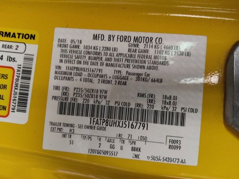 Used 2018 Ford Mustang Premium w/ Equipment Group 201A RWD image 33