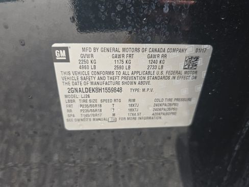 Used 2017 Chevrolet Equinox Premier w/ Enhanced Convenience Package FWD image 36