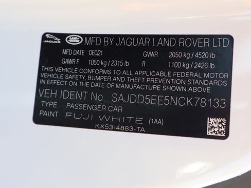 Used 2022 Jaguar F-TYPE Convertible RWD image 41