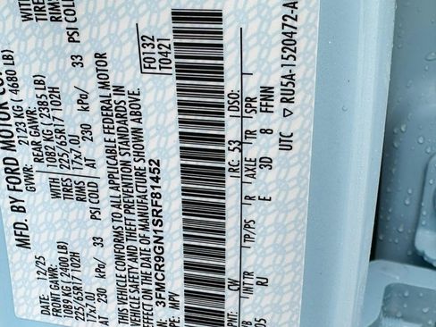 New 2025 Ford Bronco Sport Heritage w/ Convenience Package image 15