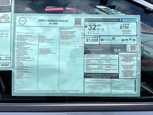 New 2026 Nissan Rogue SV FWD image 12