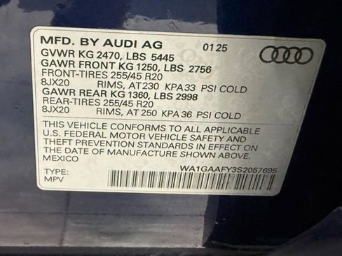 Certified 2025 Audi Q5 2.0T Premium w/ Convenience Plus Package AWD/4WD image 22