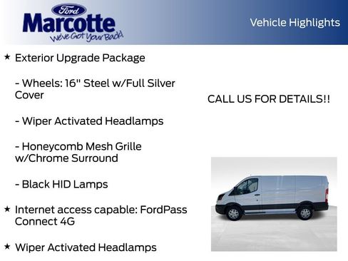 Used 2025 Ford Transit 250 Low Roof w/ Exterior Upgrade Package RWD image 11