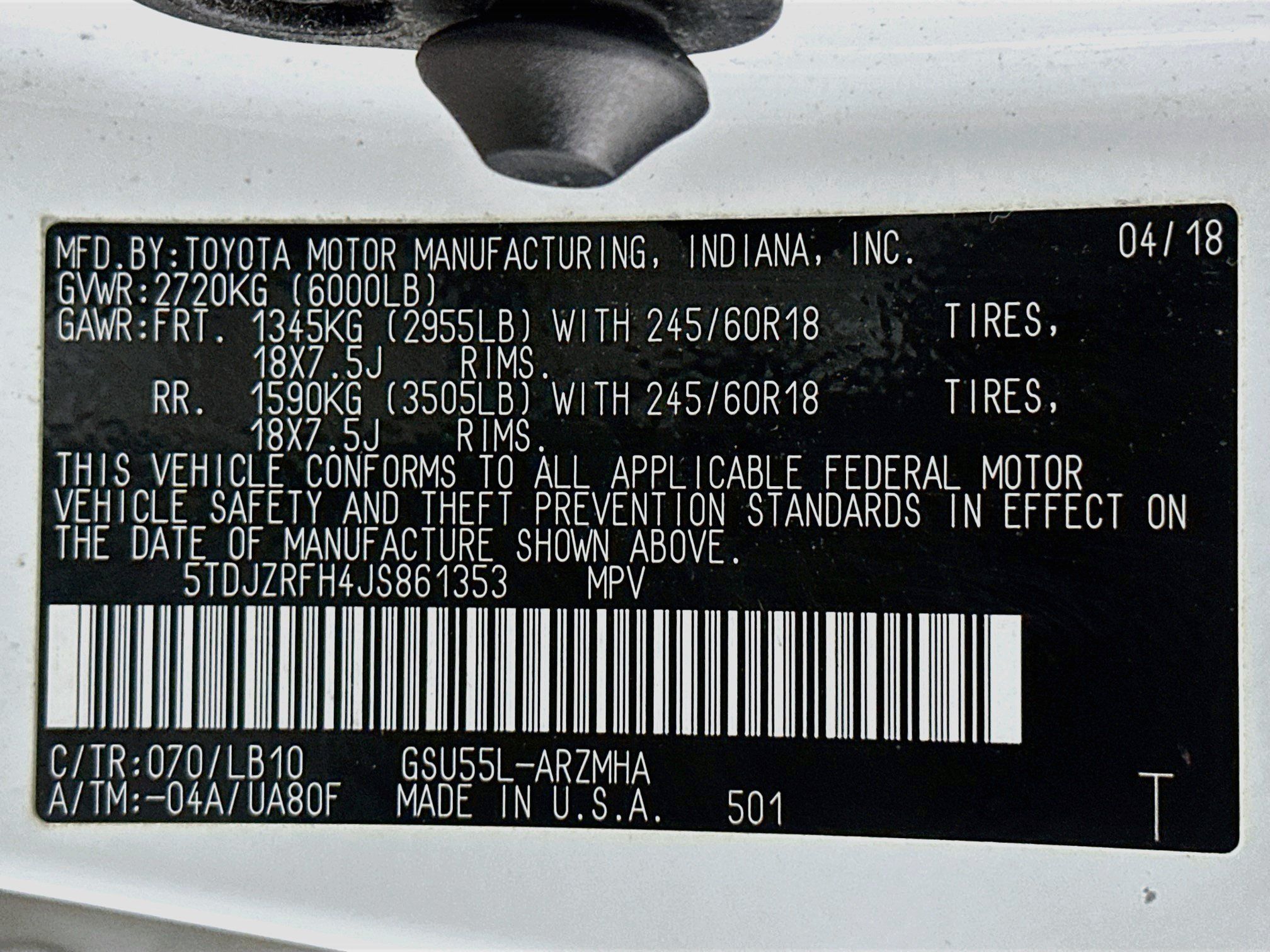 Used 2018 Toyota Highlander XLE AWD/4WD image 12