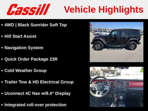 Used 2022 Jeep Wrangler Unlimited Rubicon w/ LED Lighting Group image 7