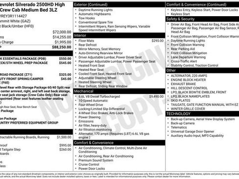 Used 2024 Chevrolet Silverado 2500 High Country w/ LPO, Dark Essentials Package AWD/4WD image 3