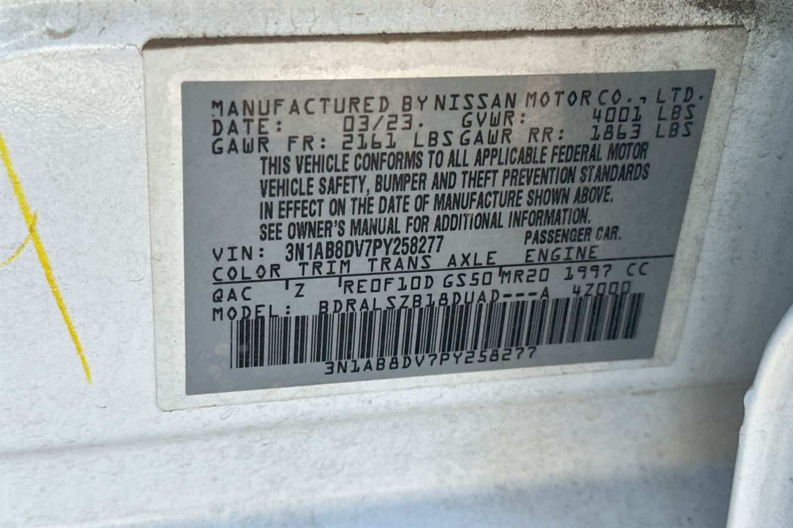 Used 2023 Nissan Sentra SR w/ SR Premium Package FWD image 28