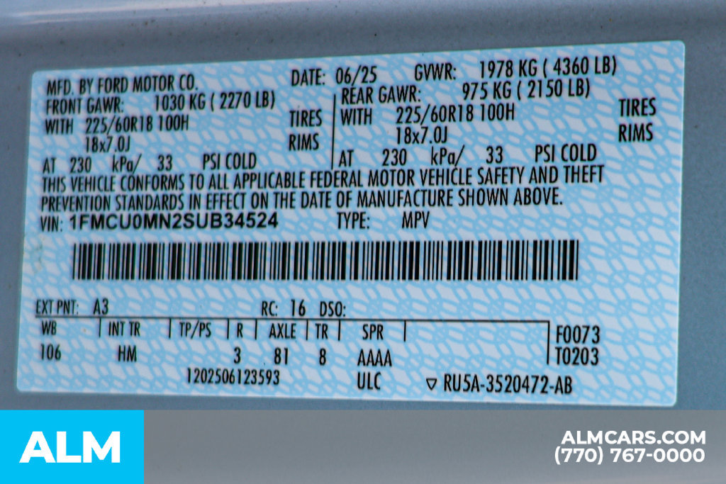 Used 2025 Ford Escape ST-Line FWD image 53