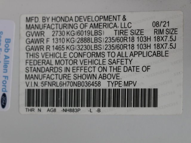 Used 2022 Honda Odyssey EX-L image 32