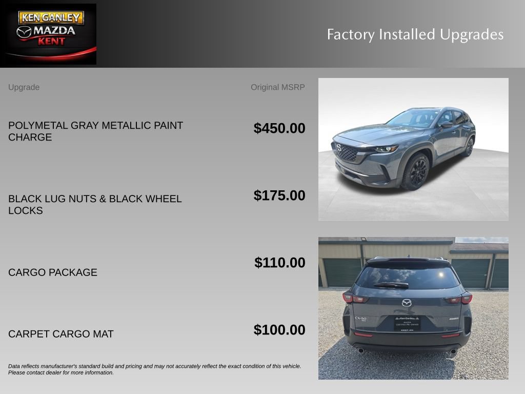 Certified 2024 MAZDA CX-50 AWD 2.5 S w/ Cargo Package image 10