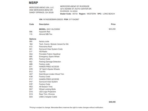 Certified 2021 Mercedes-Benz GLC 300 image 26