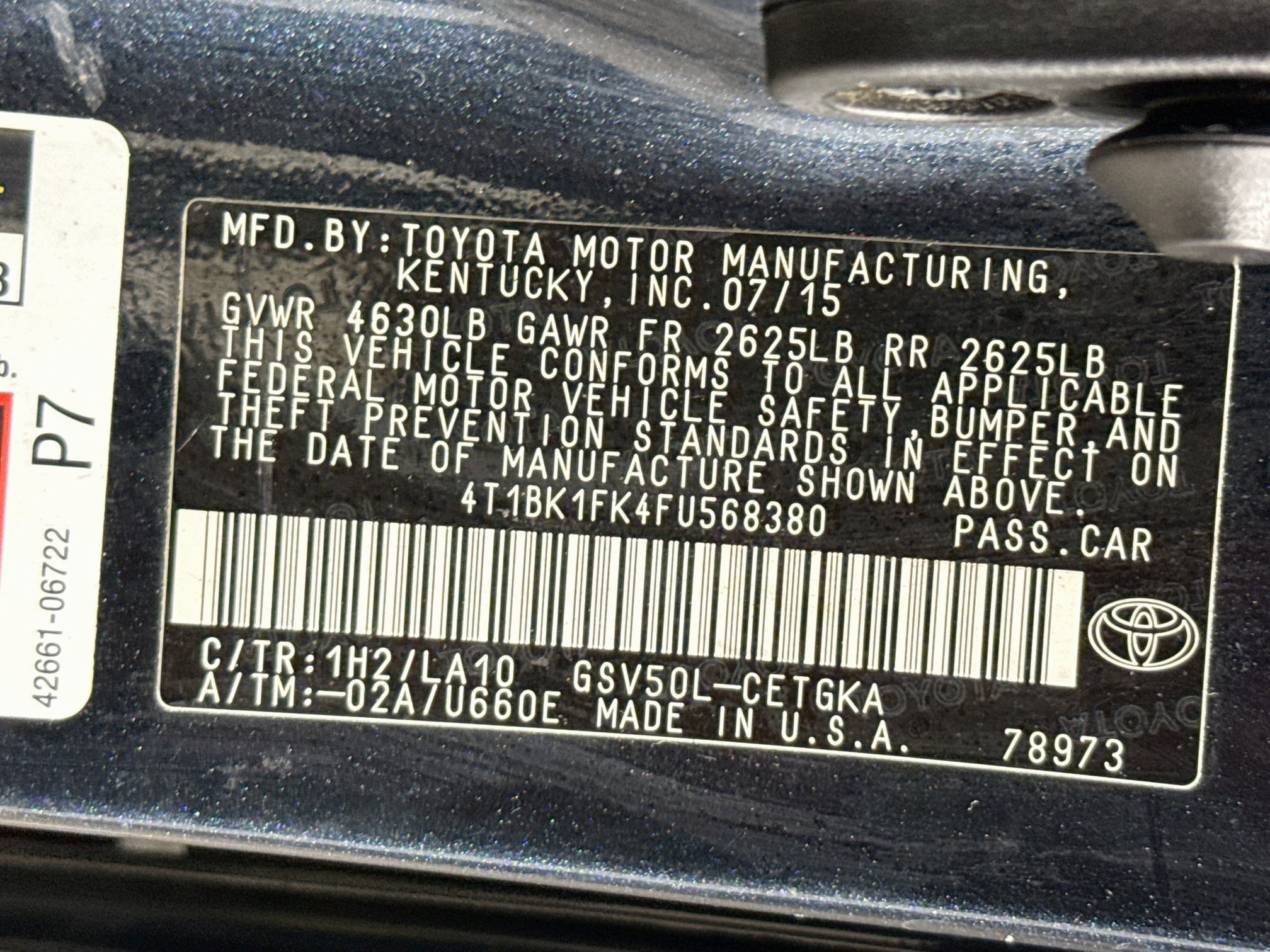 Used 2015 Toyota Camry XLE FWD image 39