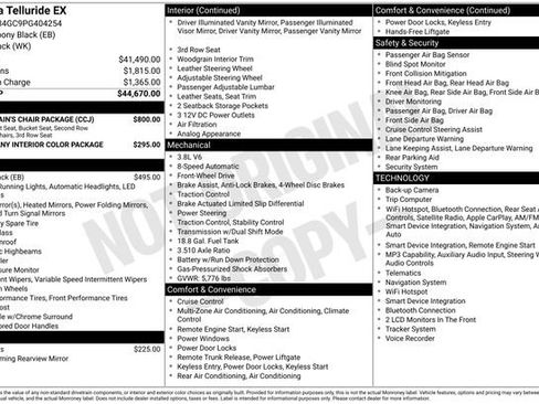 Certified 2023 Kia Telluride EX w/ EX Captain's Chair Package FWD image 53