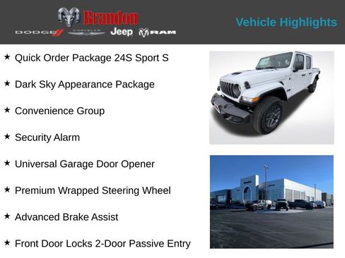 New 2026 Jeep Gladiator Sport AWD/4WD image 2
