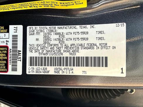 Used 2016 Toyota Tundra Limited w/ Limited Premium Package image 22