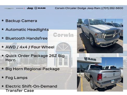 Used 2015 RAM 1500 Big Horn AWD/4WD image 8