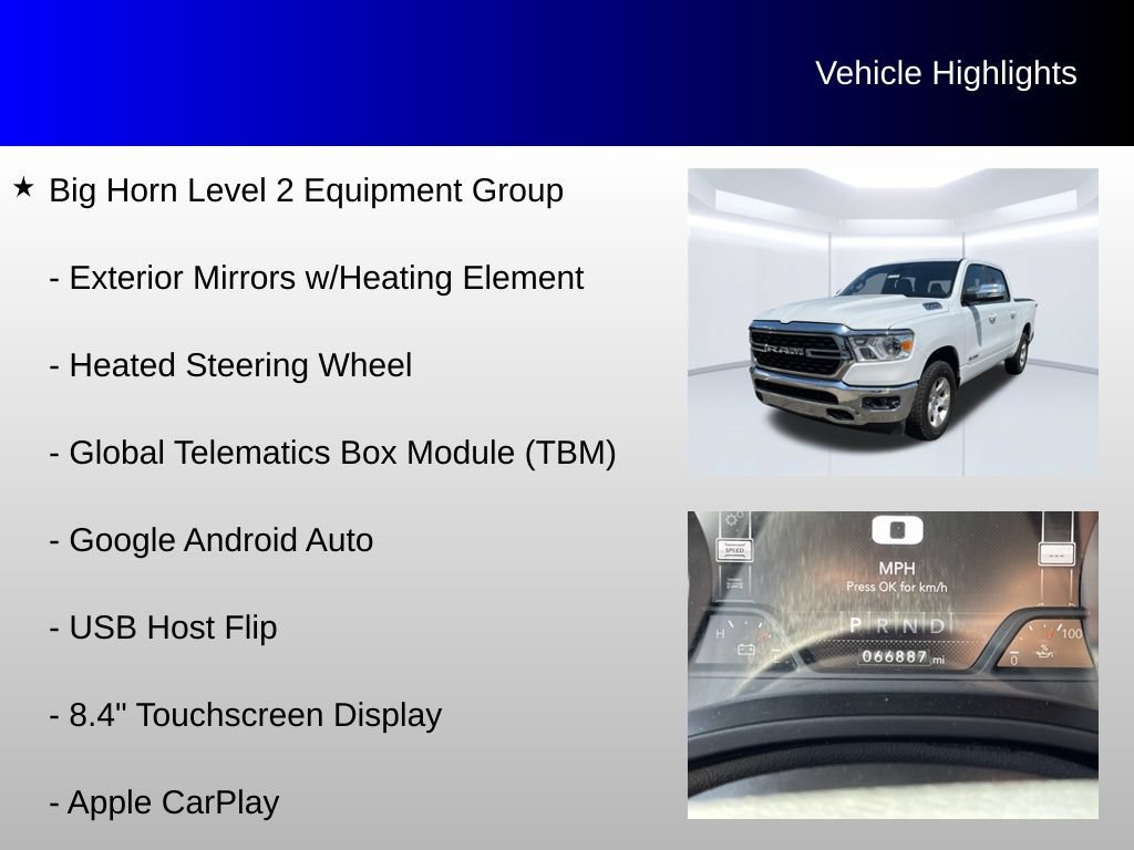 Used 2022 RAM 1500 Big Horn AWD/4WD image 20