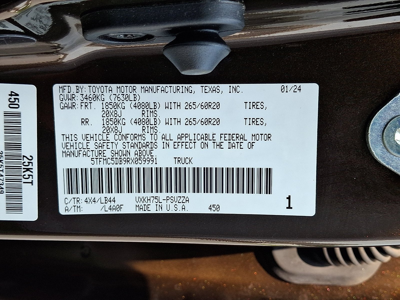 Used 2024 Toyota Tundra 1794 Edition AWD/4WD image 28