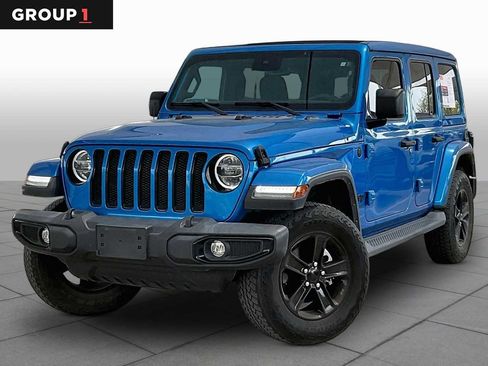 Used 2022 Jeep Wrangler Unlimited Sahara AWD/4WD image 1