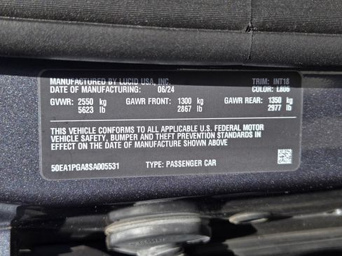 Used 2025 Lucid Air Pure RWD image 24