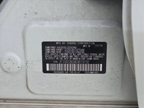 Used 2019 Subaru WRX Premium w/ Performance Package image 21