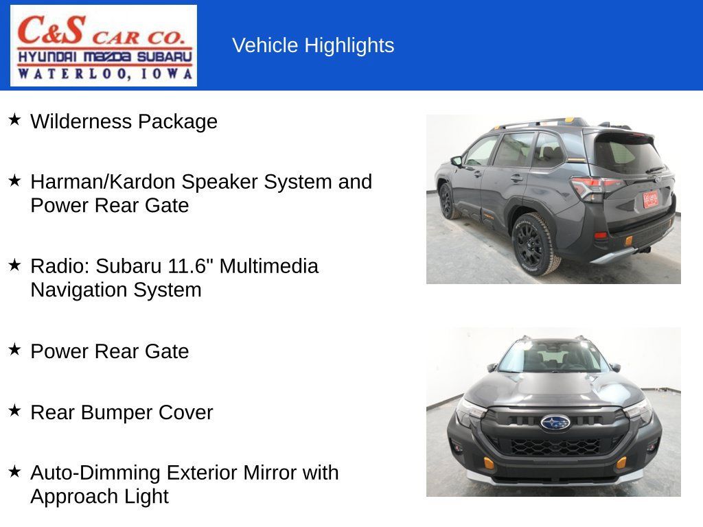 Used 2026 Subaru Forester Wilderness w/ Wilderness Package AWD/4WD image 7