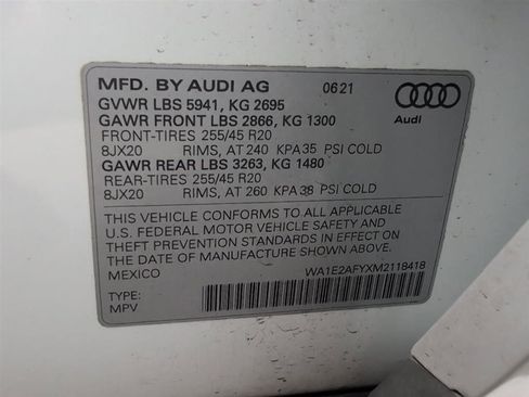 Used 2021 Audi Q5 e Premium Plus w/ Premium Plus Package image 43