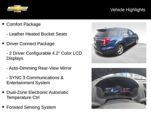 Used 2017 Ford Explorer XLT w/ Equipment Group 202A AWD/4WD image 11