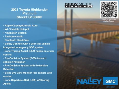 Used 2021 Toyota Highlander Platinum AWD/4WD image 37