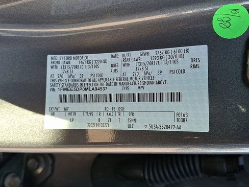 Used 2021 Ford Bronco Big Bend w/ Sasquatch Package AWD/4WD image 28