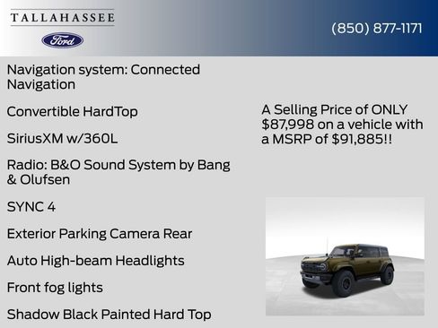 New 2025 Ford Bronco Raptor image 24