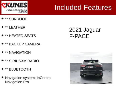 Used 2021 Jaguar F-PACE R-Dynamic S AWD/4WD image 2