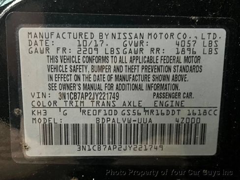 Used 2018 Nissan Sentra NISMO FWD image 33