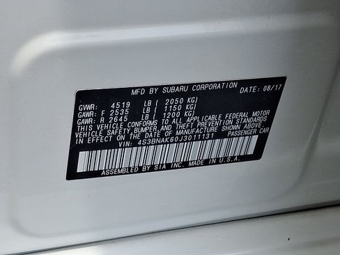 Used 2018 Subaru Legacy 2.5i Limited w/ Popular Package #2A AWD/4WD image 28