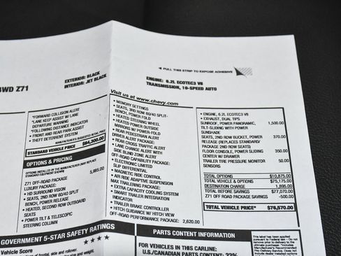 Used 2023 Chevrolet Tahoe Z71 w/ Z71 Off-Road Package image 68