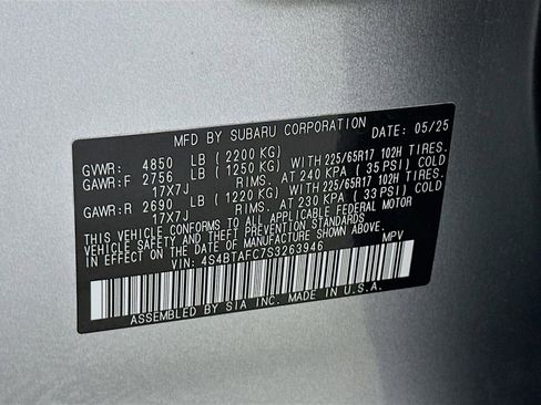 Used 2025 Subaru Outback Premium w/ Popular Package #1 image 27