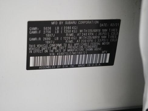 Used 2021 Subaru Outback Onyx Edition XT w/ Popular Package #2 image 27