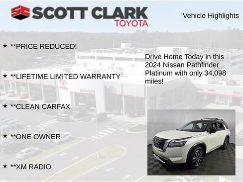 Used 2024 Nissan Pathfinder Platinum w/ Cargo Package FWD image 13
