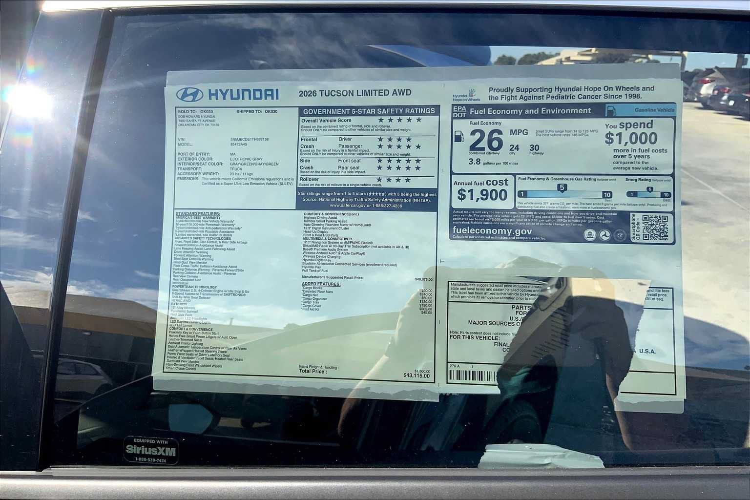 New 2026 Hyundai Tucson Limited AWD/4WD image 18