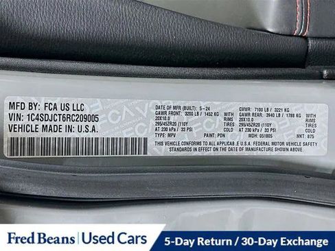 Certified 2024 Dodge Durango R/T w/ Tow 'N Go Package image 36