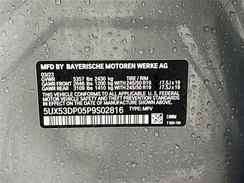 Certified 2023 BMW X3 xDrive30i w/ Premium Package image 34