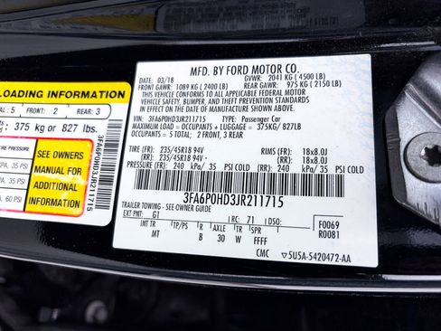 Used 2018 Ford Fusion SE w/ Equipment Group 201A image 34