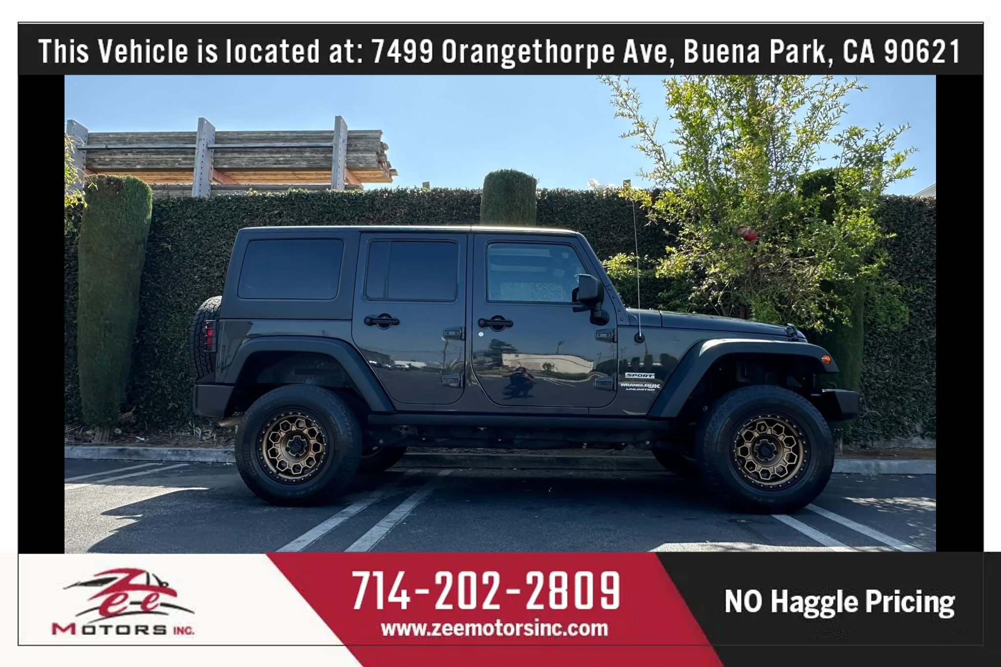 Used 2018 Jeep Wrangler Unlimited Sport S AWD/4WD image 6