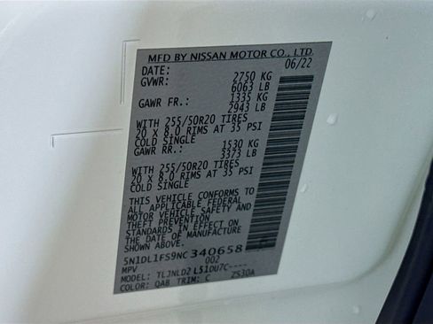 Used 2022 INFINITI QX60 Luxe w/ Cargo Package image 42