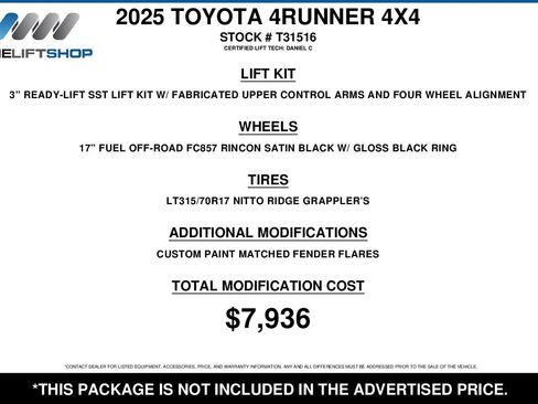 Used 2025 Toyota 4Runner TRD Off-Road Premium image 2