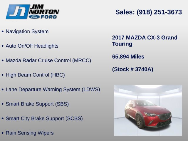 Used 2017 MAZDA CX-3 Grand Touring AWD/4WD image 14