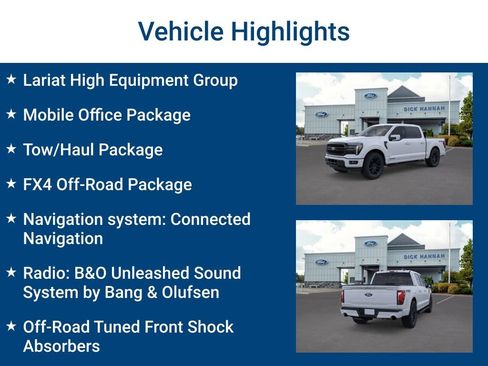 New 2025 Ford F150 Lariat w/ Equipment Group 502A High image 3