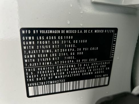 New 2026 Volkswagen Taos S image 39