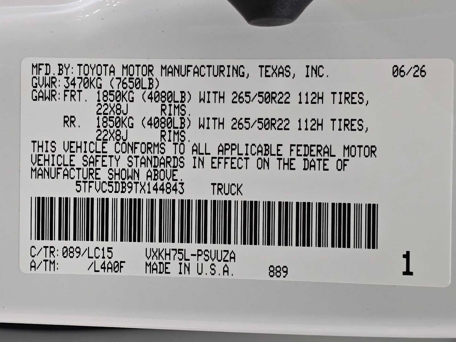 New 2026 Toyota Tundra Capstone AWD/4WD image 32