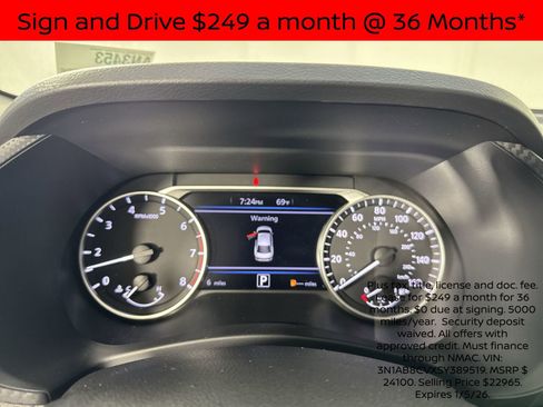 New 2025 Nissan Sentra SV w/ All-Weather Package image 17